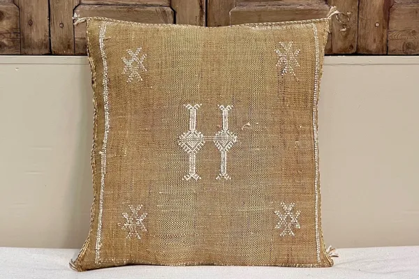 Sabra Kussen uit Marokko bruin 45cm x 45cm incl vulling nr.64167