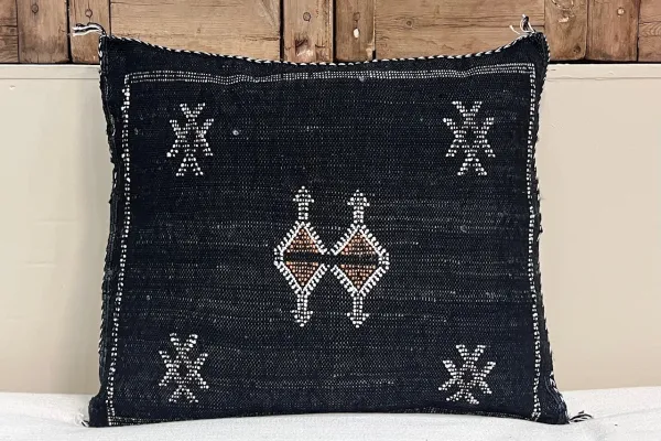 Sabra Kussen Marokko zwart 45cm x 45cm incl vulling nr.64174