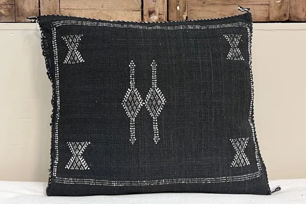 Sabra Kussen Marokko zwart 45cm x 45cm incl vulling nr.64178