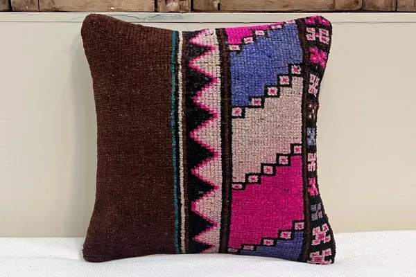 Kelim kussen uit Turkije 40cm x 40cm incl binnenkussen Nr.16005