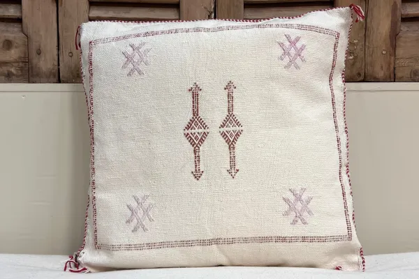 Sabra Kussen Marokko wit 45cm x 45cm incl vulling nr.14129