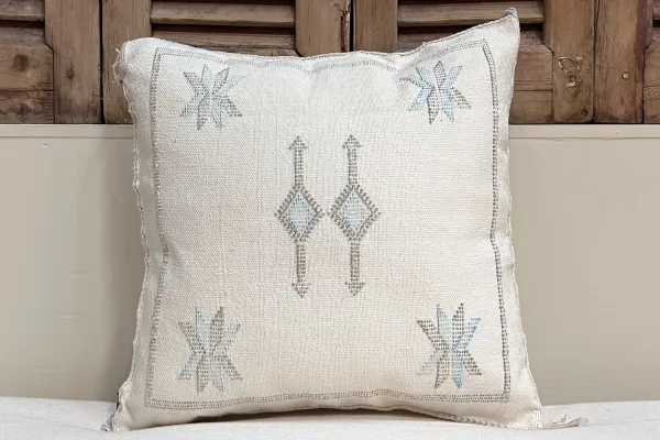 Sabra Kussen Marokko wit 45cm x 45cm incl vulling nr.14153