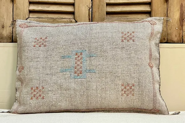 Sabra Kussen uit Marokko grijs 60cm x 40cm incl vulling nr.62700