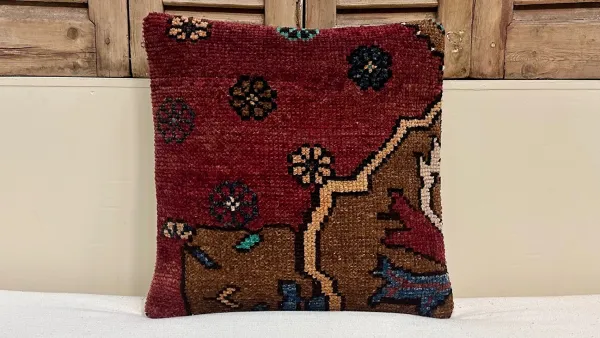 Kelim kussen uit Turkije 50cm x 50cm incl binnenkussen Nr.16033