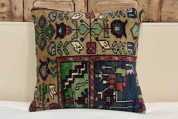 Kelim kussen uit Turkije 50cm x 50cm incl binnenkussen Nr.16039