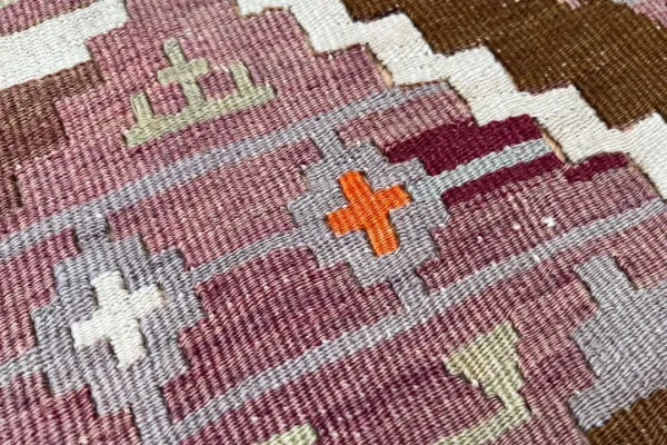 Kelim loper authentiek, handgeweven in Kayserie (Turkije) 15316 348cm x 145cm