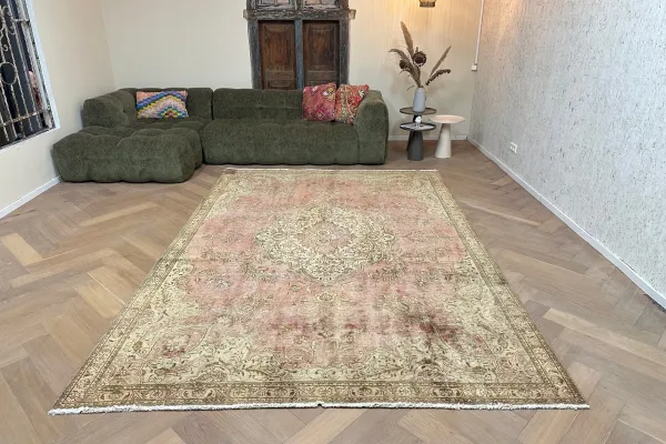 Vintage Perzisch vloerkleed 64427 327cm x 272cm