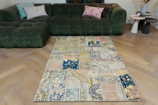 patchwork vloerkleed diverse kleuren nr63135