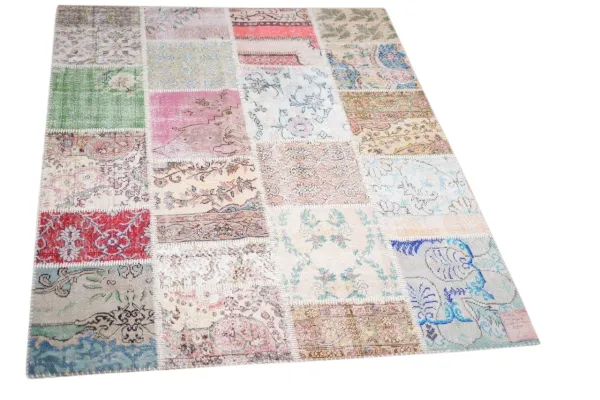 patchwork vloerkleed diverse kleuren nr14908 240cm x170cm