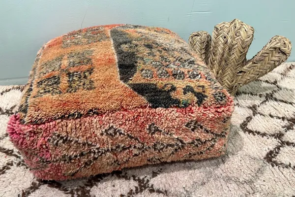  Marokkaanse Poef 60cm x 60cm x 25cm nr: 75042 incl. vulling