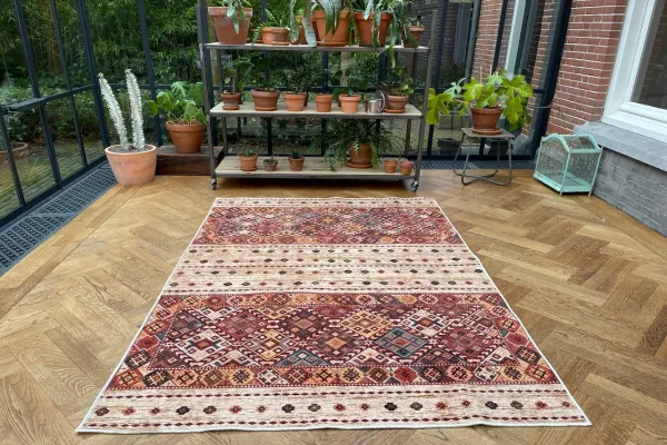 Vloerkleed vintage style, in diverse maten verkrijgbaar