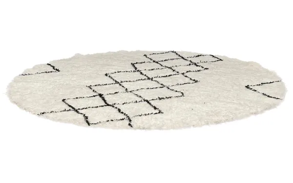 Rond beni ouarain  vloerkleed  op maat te bestellen prijs op aanvraag