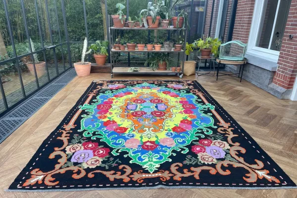 SALE rozenkelim 320cm x 210cm