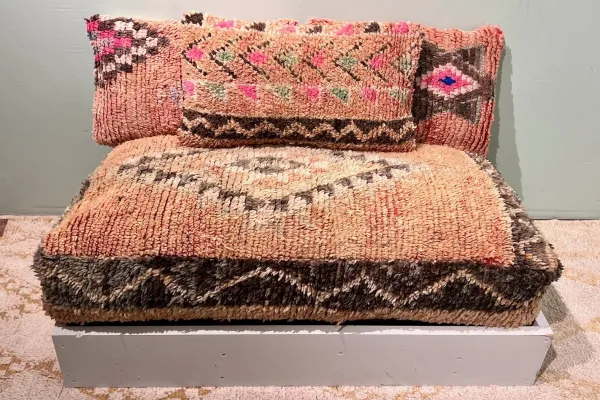 Marokkaanse Poef XL 120cm x 60cm x 25cm nr: 67011  