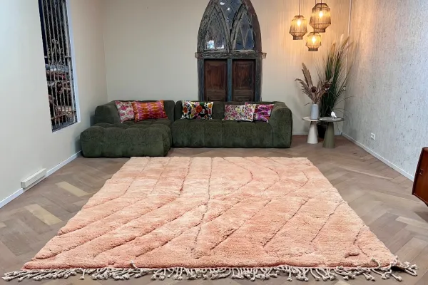 VERKOCHT Beni ouarain vloerkleed 17401 302cm x 263cm