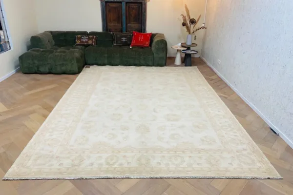 Handgeknoopt vloerkleed wol 15386  244cm x 172cm