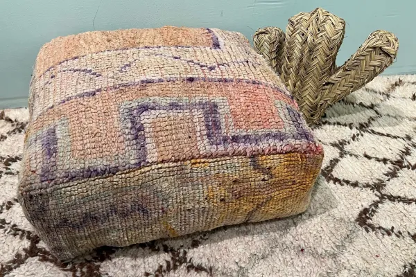  Marokkaanse Poef 60cm x 60cm x 25cm nr: 75112 incl. vulling