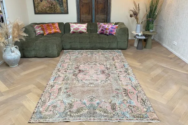Vintage vloerkleed 36002 288cm x 169cm