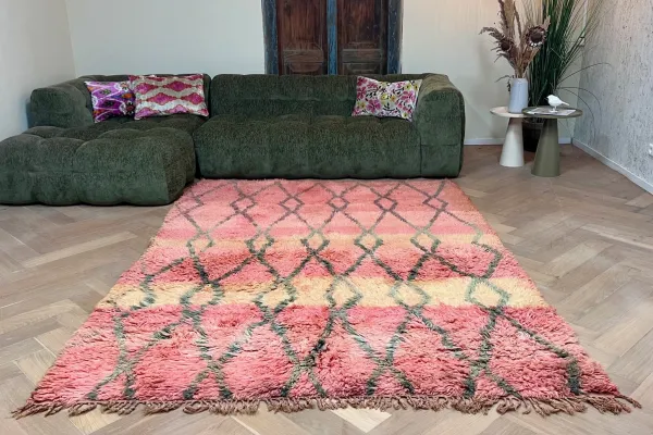 berber vloerkleed 43803 269cm x 198cm