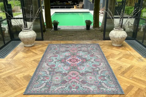 vintage look vloerkleed 275cm x 185cm Laatste!