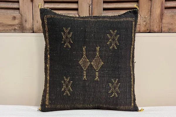 Sabra Kussen uit Marokko bruin 45cm x 45cm incl vulling nr.64117