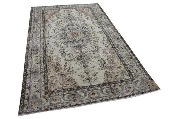 Vintage vloerkleed zandkleur 14950 278cm x 172cm