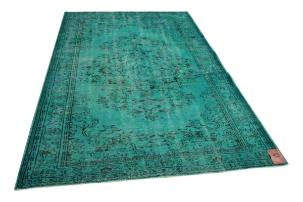 vintage vloerkleed aqua 288cm x 192cm 