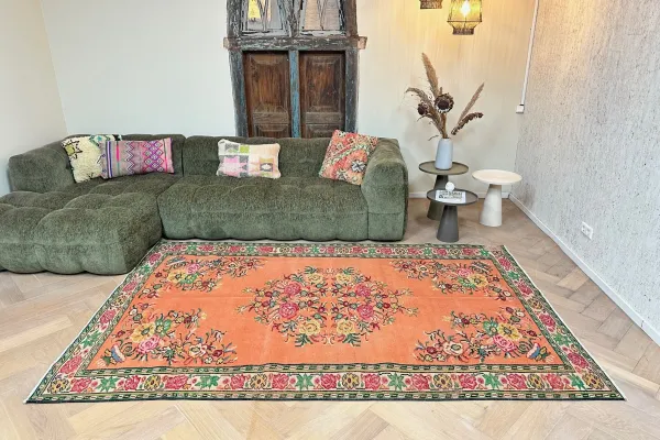 Vintage vloerkleed 27692 280cm x 170cm