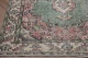 Vintage vloerkleed groen, roze nr.14861 275cm x 154cm  
