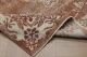 Vintage vloerkleed bruin met roze nr 15800 285cm x 174cm 