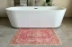 VERWACHT Badmat roze (90cm x 70cm) nr.2024 Leverbaar eind mei