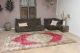 Vintage vloerkleed rood met groen nr 28793 292cm x 180cm