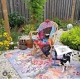 Buitenkleed rozenkelim 3701 gemaakt van PET Flessen