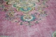 Vintage vloerkleed roze, groen nr.92596 288cm x 194cm