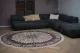 Rond vloerkleed ongeschoren nr.31102 250cm