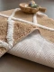 Badmat 16010 beige/wit 90cm x 70cm