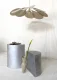 George Original lamp, kleur; albatre  materiaal; messing, rotan en stof 