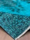Vintage blauw vloerkleed 36008 265cm x 159cm