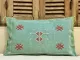 Sabra Kussen uit Marokko turquoise 60cm x 40cm incl vulling nr.62687