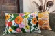 Ikat Velvet kussen rozenkelim wit 60cm x 40cm incl binnen kussen