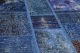patchwork vloerkleed blauw 230cm x 164cm