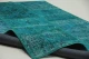 patchwork vloerkleed blauw 180cm x 120cm