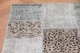 patchwork vloerkleed blauw nr.35400 232cm x 161cm