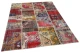 patchwork vloerkleed met rood nr.35405 230cm x 160cm