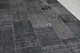 Patchwork vloerkleed grijs 300cm x 214cm  Incl onderkleed van katoen