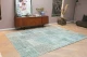 patchwork vloerkleed blauw nr.11486 300cm x 200cm