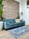 vintage vloerkleed blauw, beschikbaar in diverse maten 
