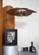 George Original lamp, kleur; Brun Dries materiaal; rotan, messing en stof