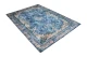 vintage vloerkleed blauw, beschikbaar in diverse maten 