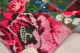 patchwork vloerkleed rozenkelim 230cm x 158cm Prachtig oude kelim maar kwetsbaar
